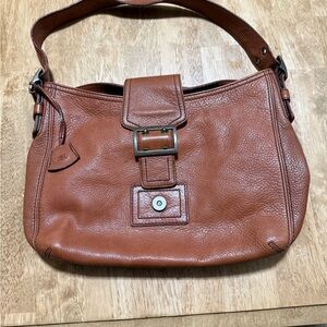 Banana Republic Gently Used Brown Leather Shoulder Bag